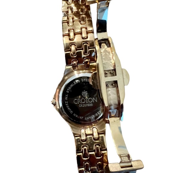 CROTON Ladies Gold Watch NWOT - Picture 4 of 8